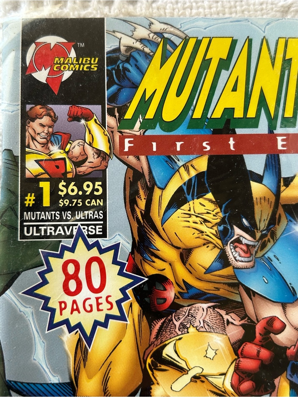Mutants vs. Ultras #1 (1995) - Malibu Comics, First Issue, Near Mint - Picture 6 of 9